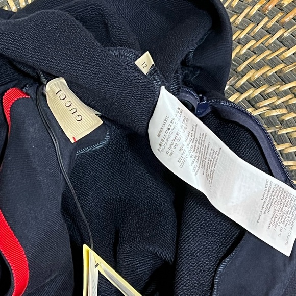 New Gucci 100% cotton dress dark blue web. - Picture 9 of 11